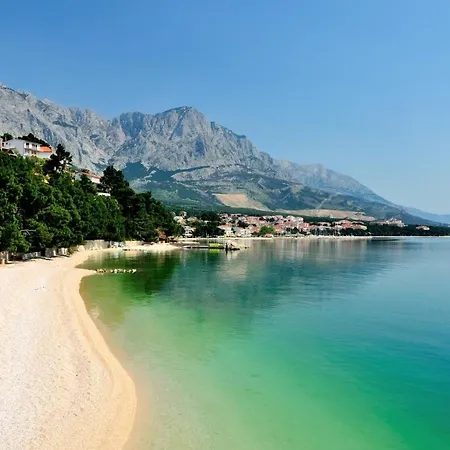 Apartment In With Sea View, Terrace, Air Conditioning, Wifi 201-1 Brela